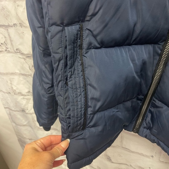 Men’s Calvin Klein Double Zipper Puffer Coat - Picture 4 of 9